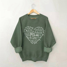 Mom Heart Sweatshirt