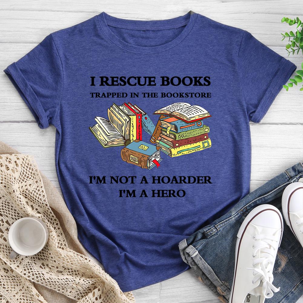 I Rescue Books Trapped In The Bookstore T-shirt