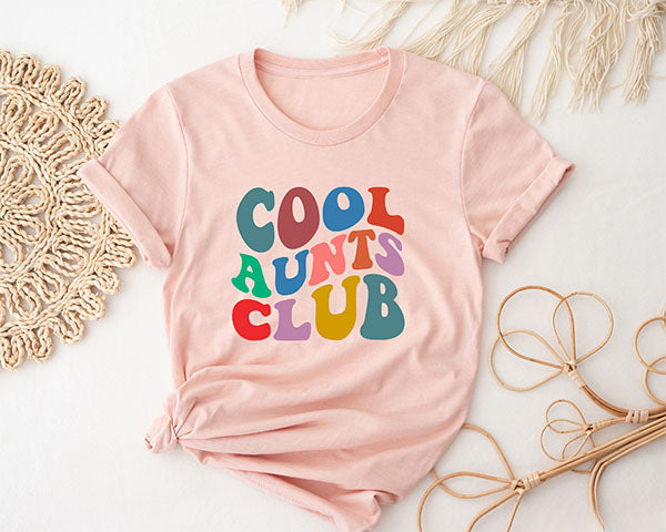 Cool Aunts Club Crewneck T-shirt