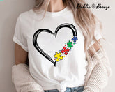 Autism Awareness Autism Heart T-shirt