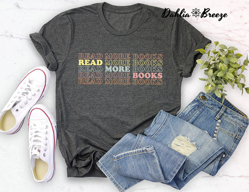 Lire plus de livres T-shirt de bibliothécaire