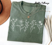 Wildflowers Print T-shirt