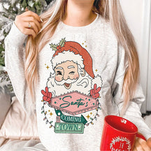 Grooviges Weihnachtsmann-Sweatshirt