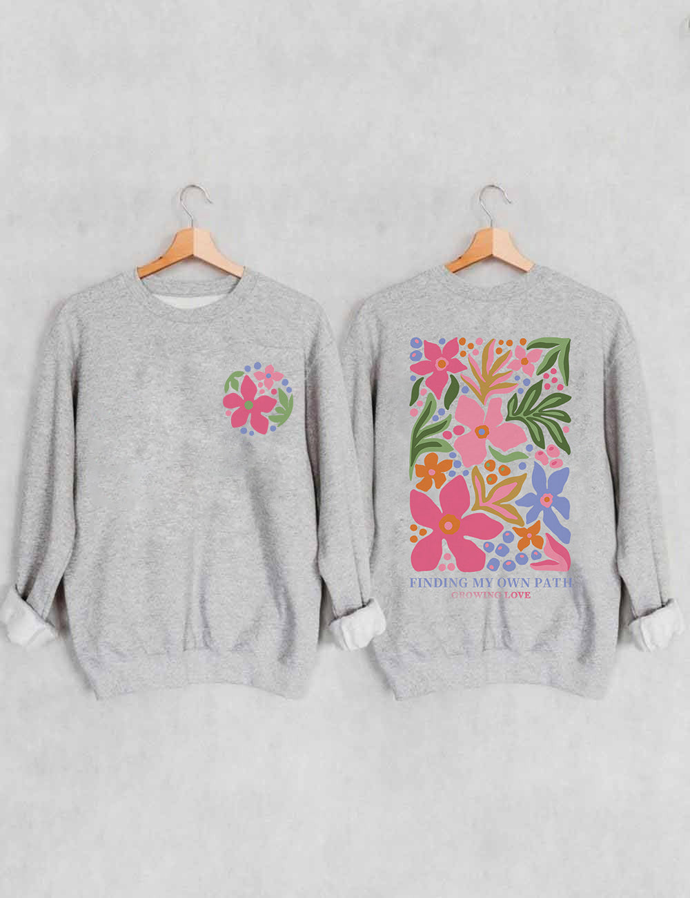 Finding My Own Path Blumen Sweatshirt