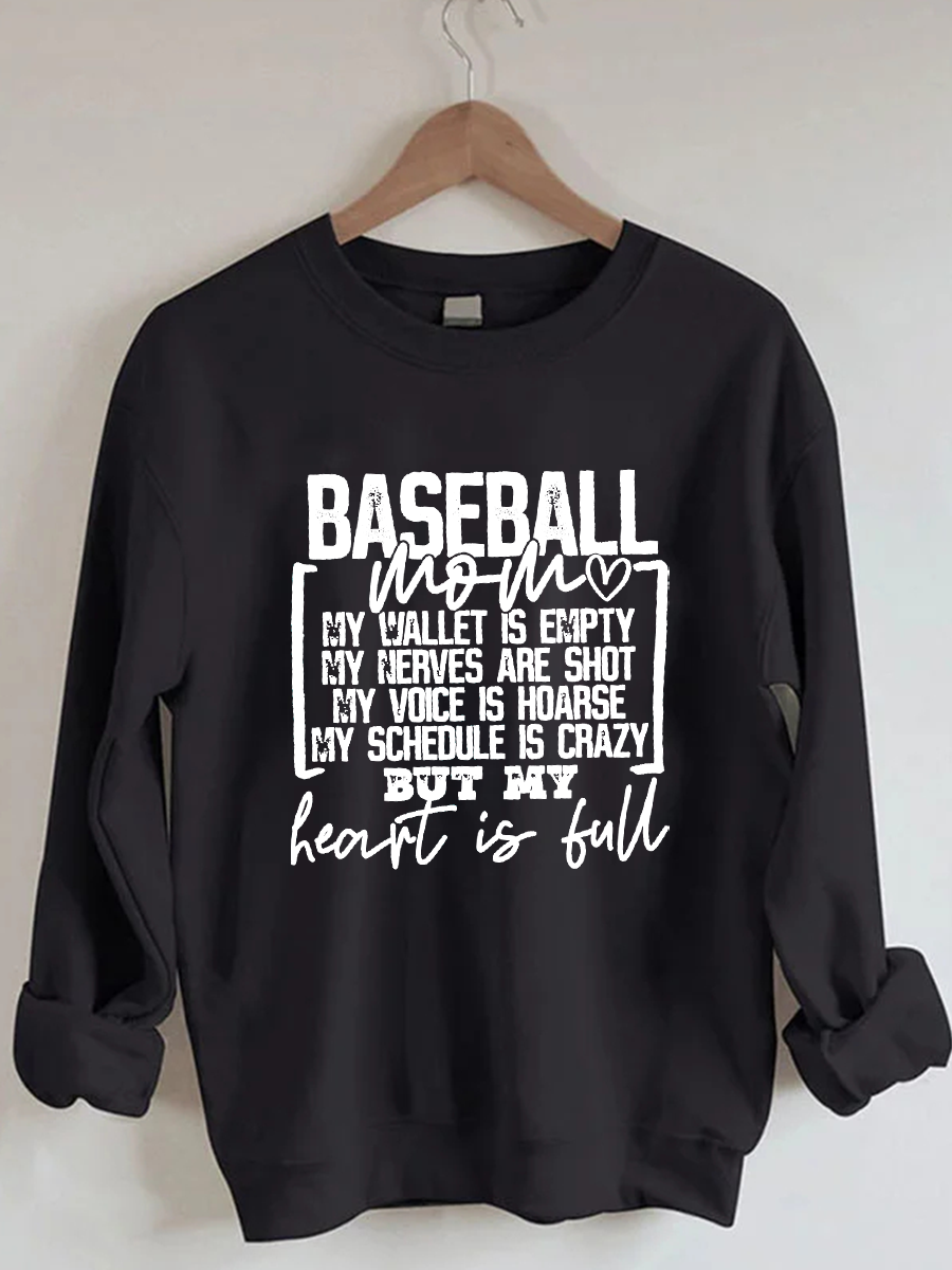 Sweat-shirt maman baseball