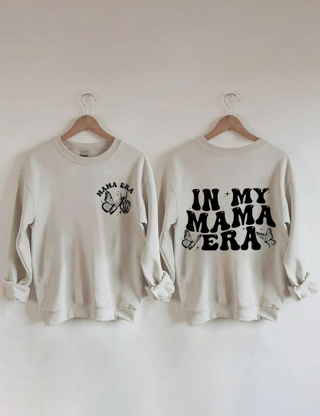 In meinem MaMa-Ära-Sweatshirt