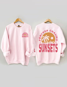 Sweat-shirt Forever Chasing Sunsets