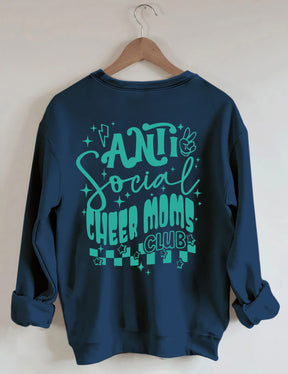 Sweat-shirt antisocial Cheer Moms Club