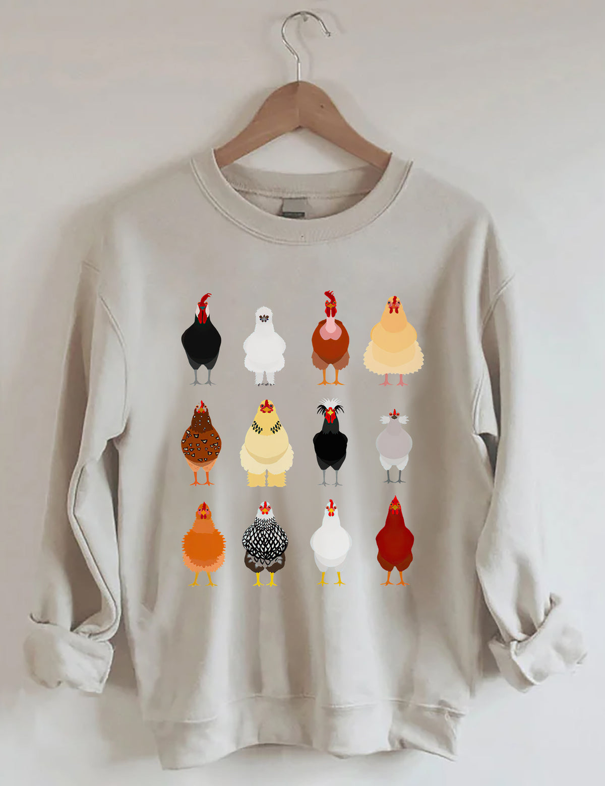 Sweat-shirt Dans mon ère de maman de poulet