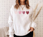 Sweat-shirt coeur Saint-Valentin