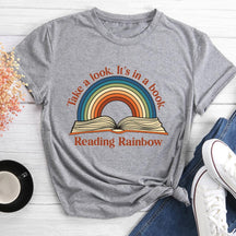 T-shirt Col Rond Reading Rainbow