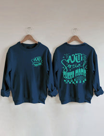 Sweat-shirt antisocial Cheer Moms Club