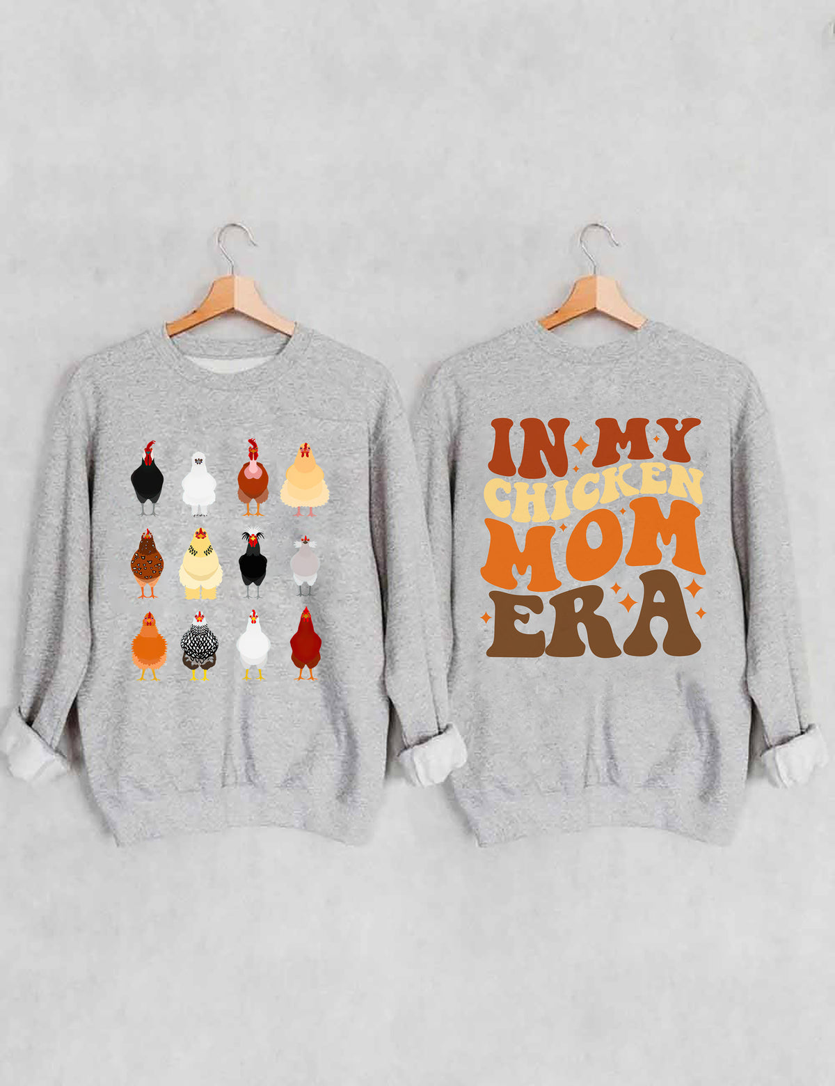 In meinem Chicken Mom Era Sweatshirt