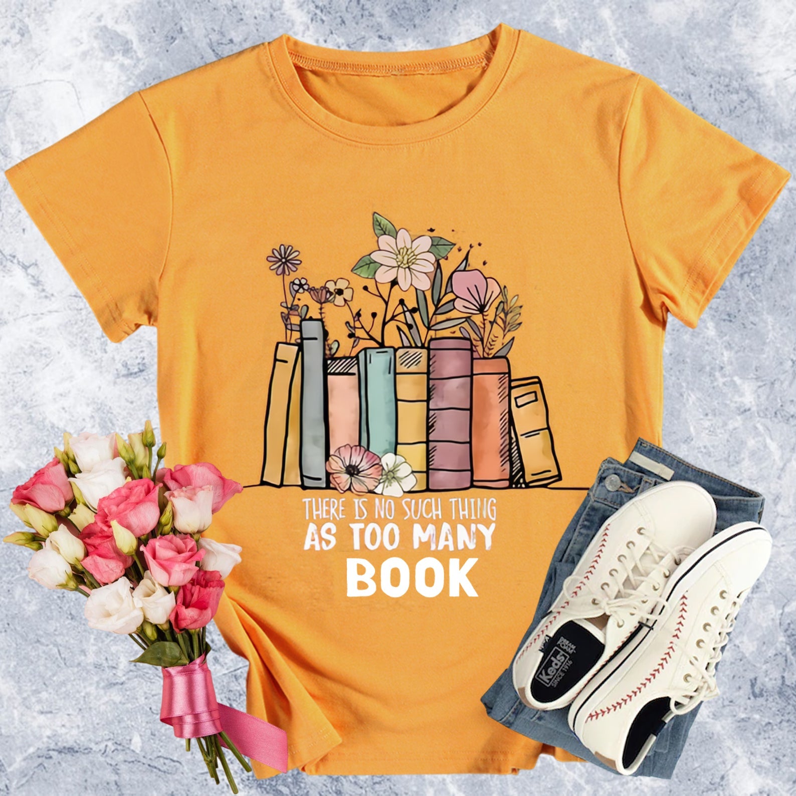 There Is No Such Thing As Too Many Books T-shirt