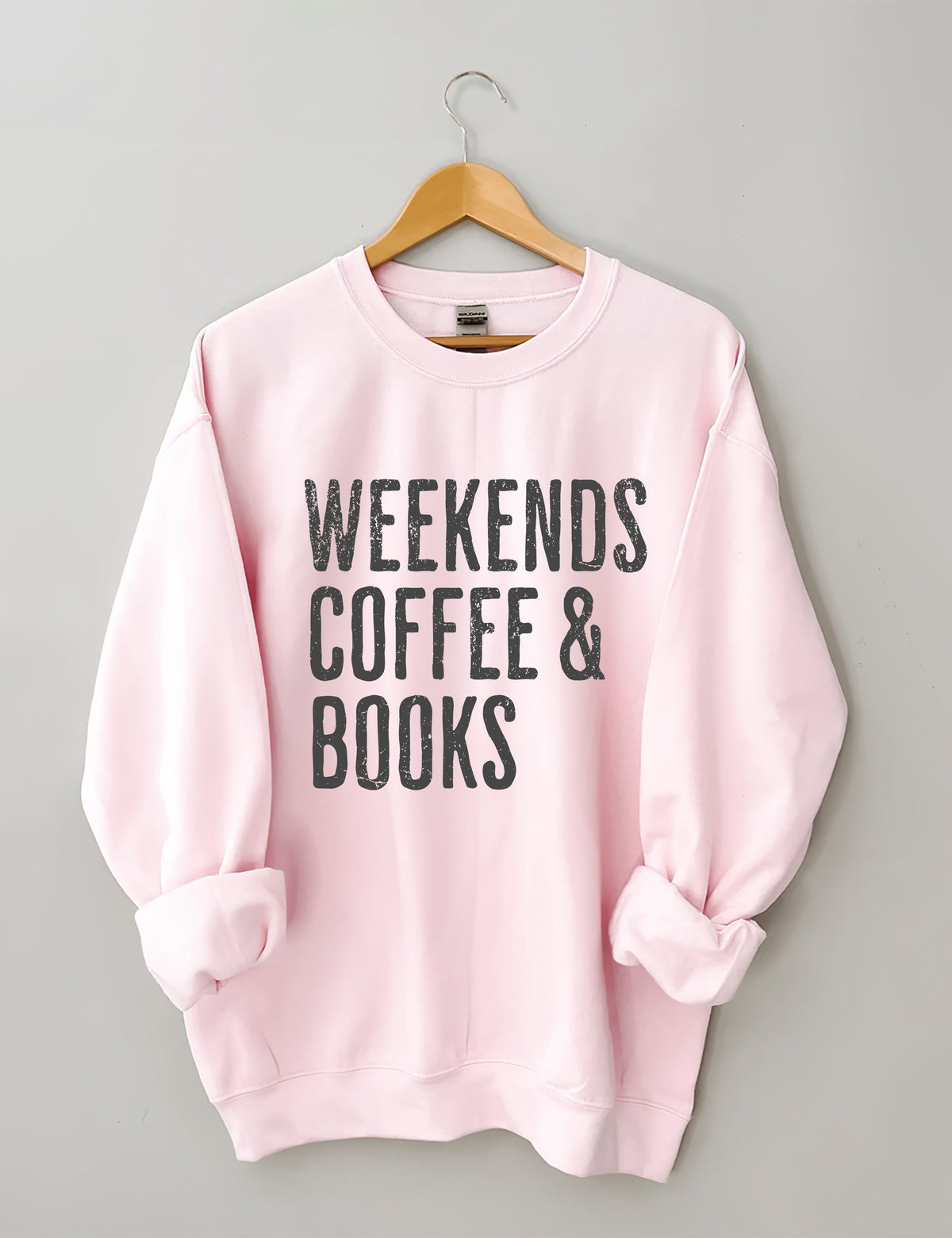 Sweat-shirt Café et livres du week-end