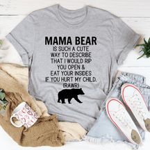 T-shirt Ne plaisante pas avec maman ours