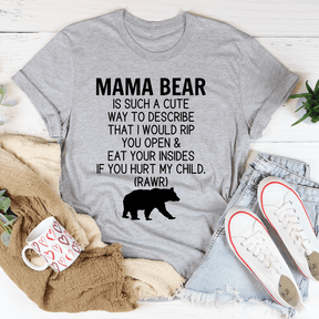 T-shirt Ne plaisante pas avec maman ours