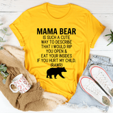 T-shirt Ne plaisante pas avec maman ours