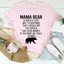 T-shirt Ne plaisante pas avec maman ours