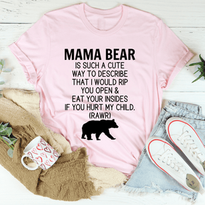 T-shirt Ne plaisante pas avec maman ours