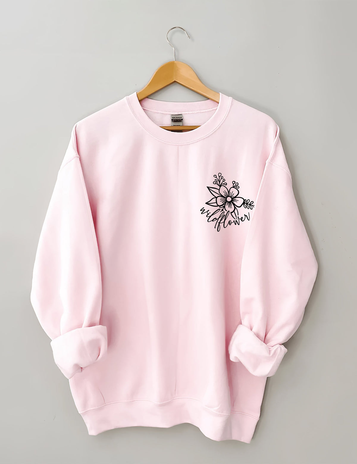 Sweat-shirt J'aime les fleurs sauvages