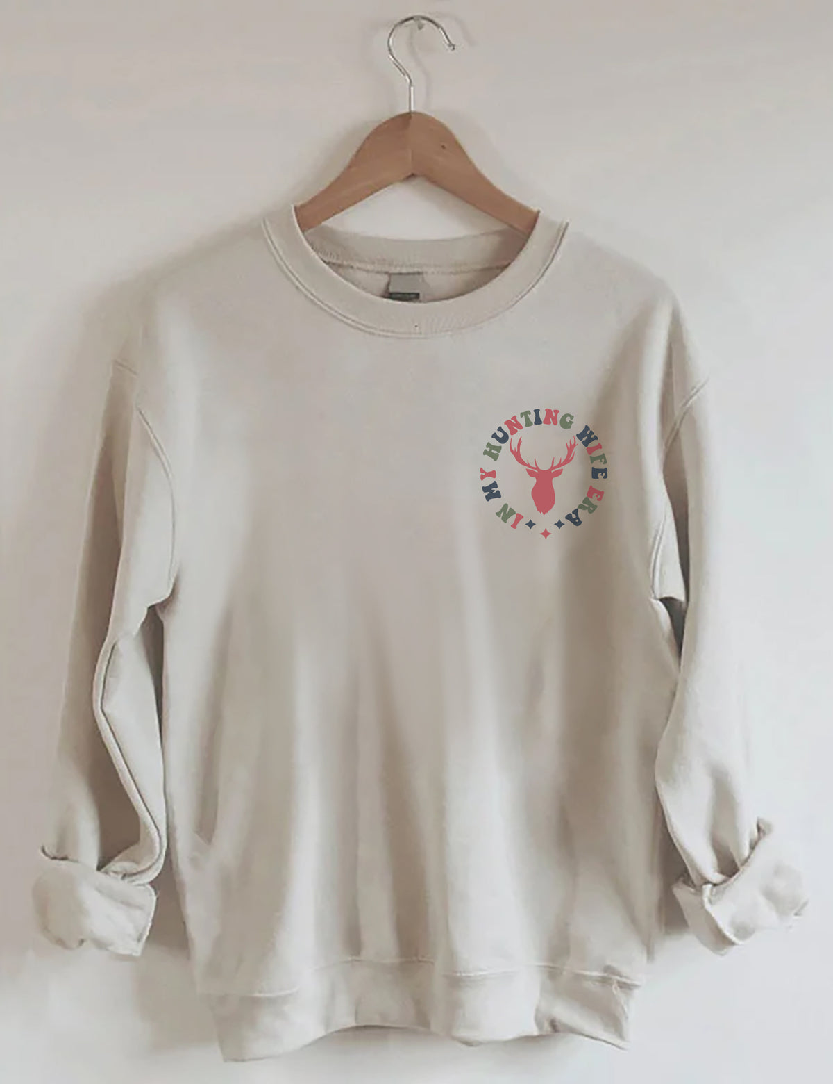 Sweat-shirt Dans l’ère de ma femme de chasse 