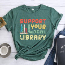 Soutenez votre t-shirt de bibliothèque locale