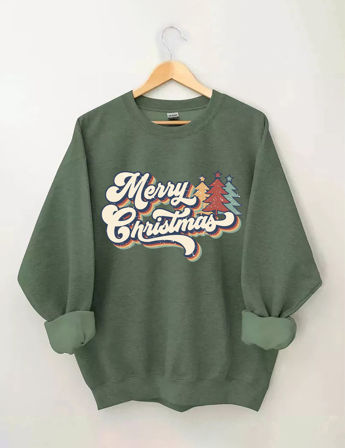 Frohe Weihnachten-Sweatshirt 