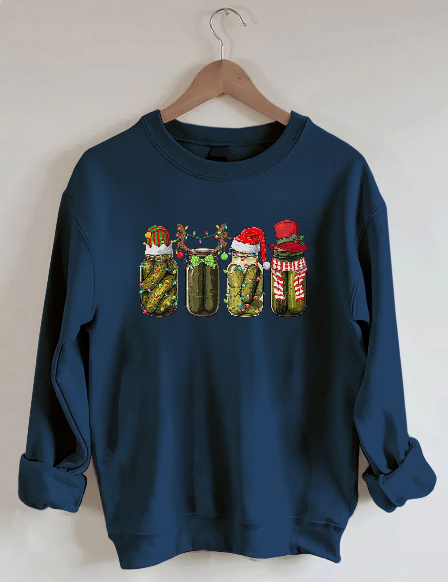 In meinem Pickle-Ära-Sweatshirt 