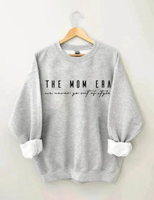 Das Mom-Ära-Sweatshirt kommt nie aus der Mode