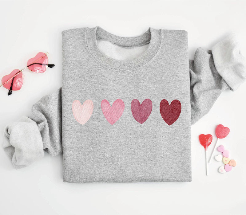 Valentine Heart Sweatshirt