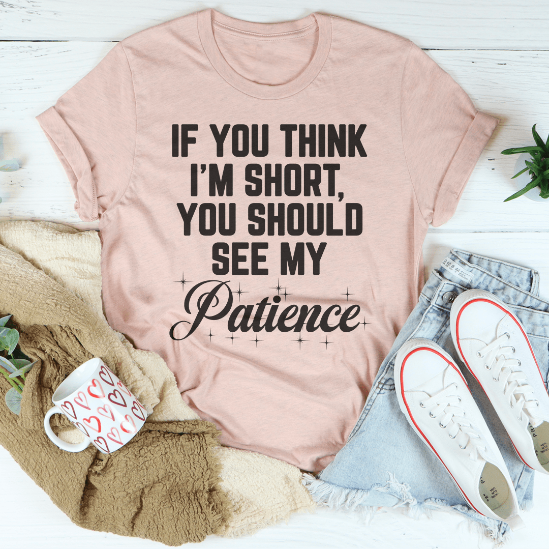 Si tu penses que je suis un t-shirt court